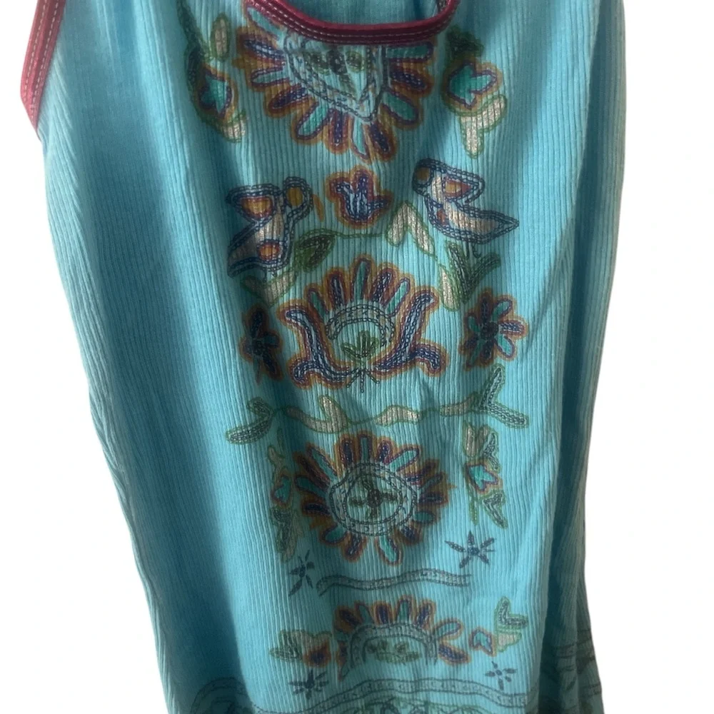 Vintage Free people Blue Floral Women's Top - Picture 6 of 8